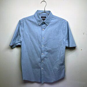 Men's Croft & Barrow Short-sleeve Woven Shirt - Blue - Size Small